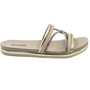 Tamanco Mississipi Papete com Strass Off White 761