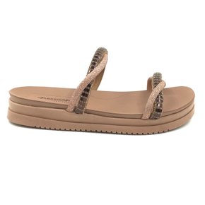 Tamanco Mississipi Papete Flatform com Strass Rosê 301