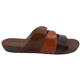 Tamanco Papete Andacco Couro Marrom 14211