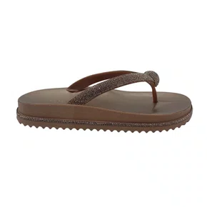 Tamanco Papete Miss Love com Brilho Cobre PP855