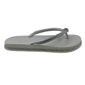 Tamanco Papete Miss Love com Brilho Off White PR159