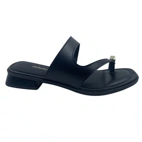 Tamanco Salto Baixo Dakota com Enfeite Preto 8874