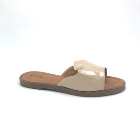 Tamanco Slaide Tamanho Especial 38 a 42 Amêndoa 61074