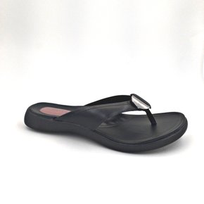 Tamanco Usaflex Couro Preto Com Amortecedor 2402