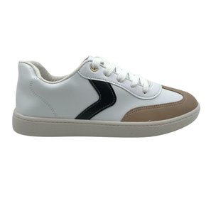 Tênis Beira Rio Flat Form Branco com Preto 4313103