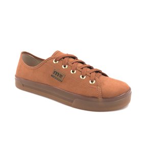 Tênis Casual Moleca Nobuck Camel 5672.100