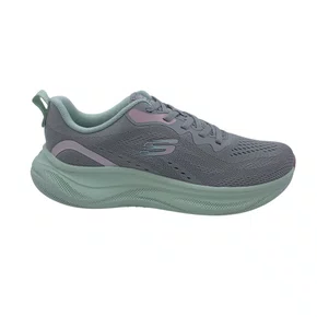 Tênis Esportivo Feminino Skechers Skech Cloud Gentle Glow Cinza