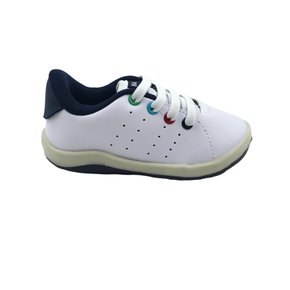 Tênis Kidy Menino Bebê Anatômico Branco 80630