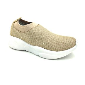 Tênis Meia Rep Play Tecido Knit  Creme 106