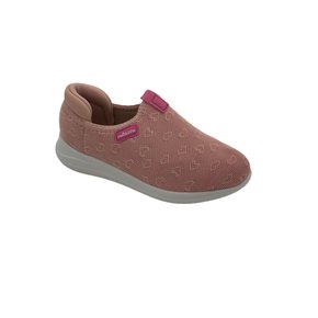 Tênis Menina Molekinha Slip On Rosa Calce Fácil 2503321