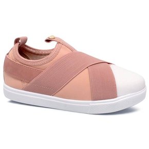 Tênis Menina Rosa Slip On Elástico Molekinha 2163.155