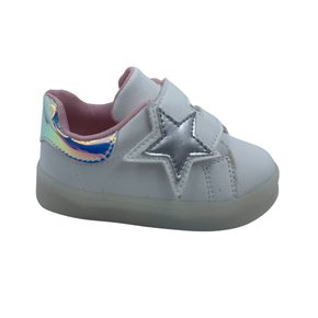 Tênis Mini Sua Cia Baby Estrela Sola com Led Branco 663