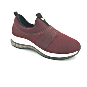 Tênis Modare Slip On Tecido Elástico Bordô 7355104