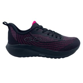 Tênis Olympikus Esportivo Feminino Acqua Preto com Rosa