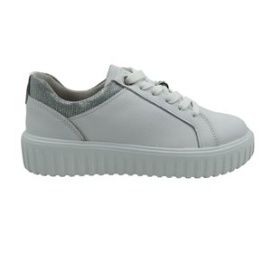 Tênis Pegada Feminino Levitech Couro Branco 212103