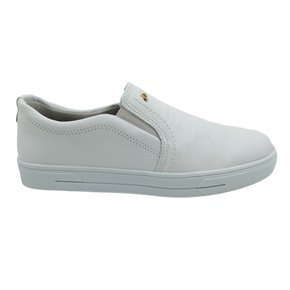 Tênis Pegada Slip On Couro Branco 211151