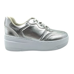 Tênis Piccadilly Casual Sneakers Calce Fácil Prata 915005
