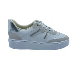 Tênis Piccadilly Casual Sneakers com Brilho Branco 910003