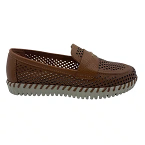 Tênis Slip On Bottero Couro Marrom 374104
