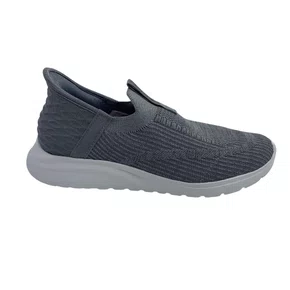 Tênis Softli Knit Cinza 10427 Calce Fácil OrthoLite