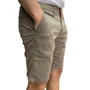 Bermuda Bolso Faca Ogochi Masculina Sarja Bege 3009015