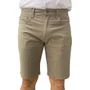 Bermuda Sarja Fideli Giorno Regular Bege BR50401671