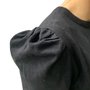 Blusa Alpelo Feminina Linha Manga Princesa Preta 10900273