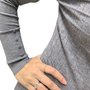 Blusa Dunialin Feminina Modal Cinza 2272
