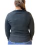 Blusa Dunialin Feminina Modal Plus Size Preta 2449
