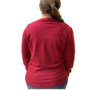 Blusa Dunialin Unissex Plus Size Modal Bordô 2290