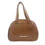 Bolsa Baú Tote Scamboo Couro Caramelo 2024