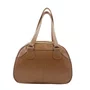 Bolsa Baú Tote Scamboo Couro Caramelo 2024