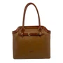 Bolsa de Ombro Grande Scamboo Couro Caramelo 2027
