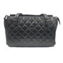 Bolsa Scamboo Couro Matelassê Preta 1868