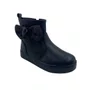 Bota Baby Mini Sua Cia Preta 789 Cano Curto Laço