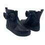 Bota Baby Mini Sua Cia Preta 789 Cano Curto Laço