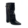 Bota Capa Ramarim Preta 2658131 Cano Médio Bico Fino