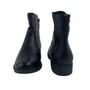 Bota Chelsea Piccadilly Preta 653025 Cano Curto