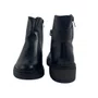Bota Dakota Couro Preta D2411 Cano Curto Tratorada