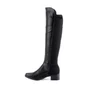 Bota Mississipi Cano Longo Salto Bloco Preta 123