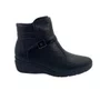 Bota Piccadilly Preta 117136 Cano Curto Anabela Térmica