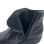 Bota Piccadilly Preta 117136 Cano Curto Anabela Térmica