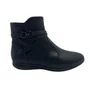 Bota Piccadilly Preta 261042 Cano Curto Sem Salto