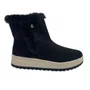 Bota Via Marte Preta 25900709 Cano Curto Camurça Pelo