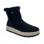 Bota Via Marte Preta 25900709 Cano Curto Camurça Pelo