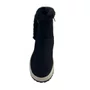 Bota Via Marte Preta 25900709 Cano Curto Camurça Pelo