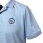 Camisa Polo Masculina Sallo Slim Fit Azul Claro 4711