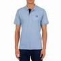 Camisa Polo Masculina Sallo Slim Fit Azul Claro 4711