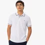 Camisa Polo Masculina Sallo Slim Fit Branca 0071