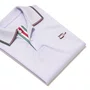 Camisa Polo Masculina Sallo Slim Fit Branca 0071